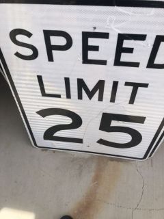 Retired Speed Highway Signs