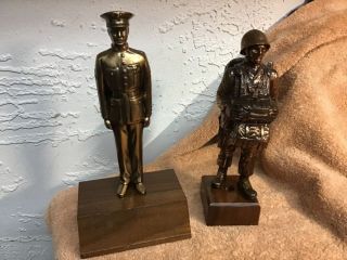 Military Statues- Very Collectable has not eq