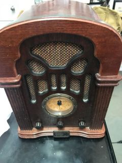 Vintage Wooden Radio
